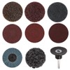 sourcing map Pack of 65 2 Inch Sanding Discs Sandpaper