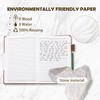Stone Paper Notebook for Women Men, A5 Waterproof Notebook Hardcover