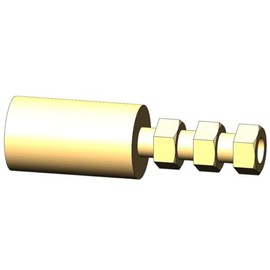 Adlers Nest ANR-0017 Articulated Hex Nut.M (3 x 8 Pieces) 24 Pieces Plastic Model Parts