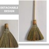 Alipis Straw Soft Broom Detachable Handle Hand Broom Rustic Farmhouse