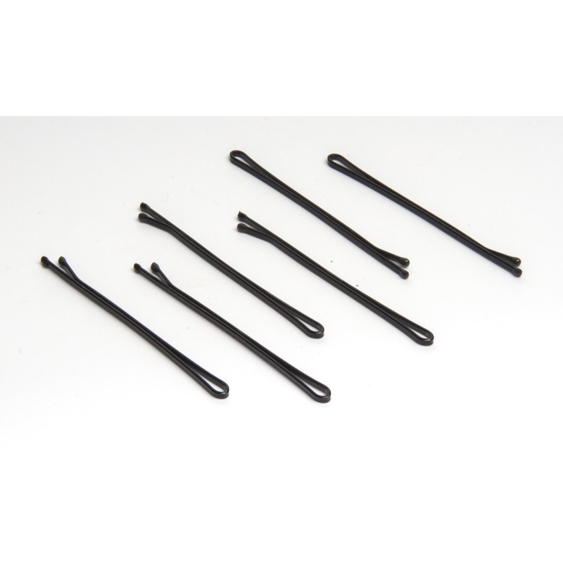 Diane 2.5” Large Black Bobby Pins for Women, Girls, Hairdressing,