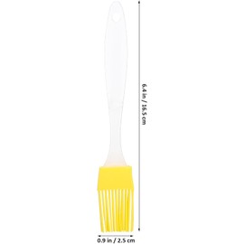 Toddmomy Set de 2 pinceles de silicona para repostería con cerdas suaves, apto para cocinar y asar al horno