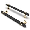 FURNIWARE Pack of 5 Cabinet Handles, Knurled Cabinet Pulls Hardware