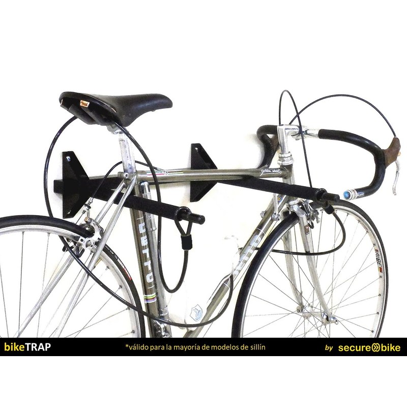 Bicycle Anti-Theft Protection Double Loop Steel Cable 2.5 m x