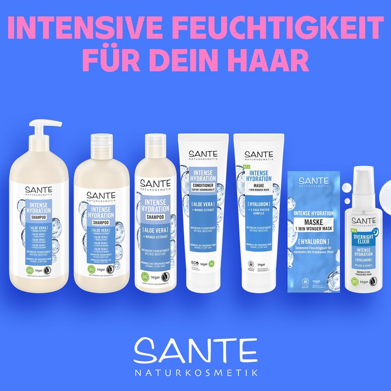 SANTE Naturkosmetik Overnight Elixir Intense Idration – 75 ml –