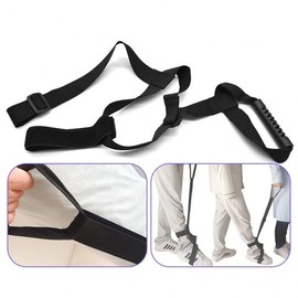 Rehabilitation exercise equipment for the elderly, silver items, leg walking aids black