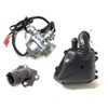 12 mm Carburettor Set with Air Filter and Intake Manifold Suitable for CPI Aragon, Generic Spin, Yamaha Aerox, Neos - Minarelli & CPI Engine, 2-Stroke Scooter