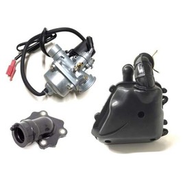 12 mm Carburettor Set with Air Filter and Intake Manifold Suitable for CPI Aragon, Generic Spin, Yamaha Aerox, Neos - Minarelli & CPI Engine, 2-Stroke Scooter