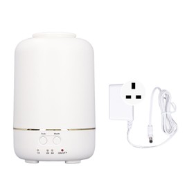 30ML Essential Oil Diffuser LED Aromatherapy Diffuser with Timer Silent Operation for Home Spa Bedroom 100‑240V UK Plug