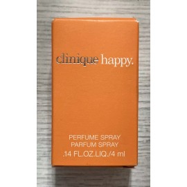 Clinique Happy Perfume Spray -  .14 Fl Oz  4 mL New Mini Travel Eau de Parfum