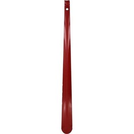 23" Long Metal Shoe Horn Color Red