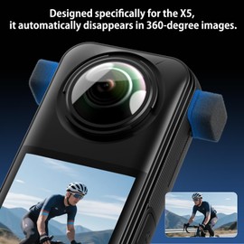 VRIG 6pcs Mic Windscreen for Insta360 X5, Anti-Noise Mic Wind Muff Wind Foam Cover, Windbreak Sponge Cushion for Insta360 X5 Accessory