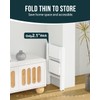 WOA WOA Step Ladder, Widen Pedals Foldable Step Stool, Lightweight
