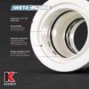 KEENEY 125-16QLK Push Fit Double Bowl Sink 16-in End Outlet