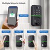 Smart Door Lock Deadbolt with Keypad: Keyless Entry Door Lock
