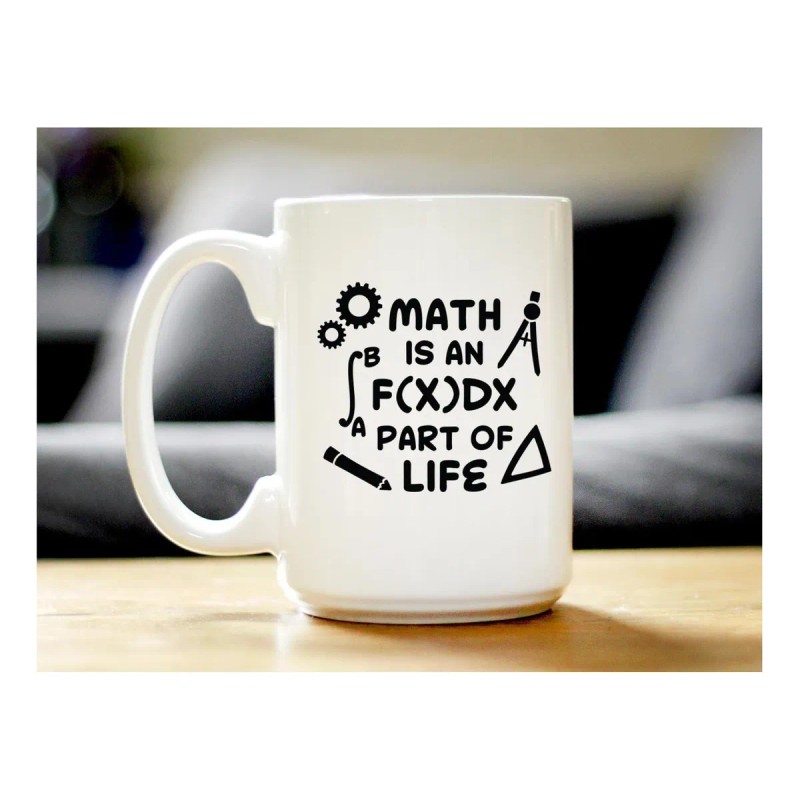 Bevvee Math Es Una Parte Integral De Life Coffee Taza