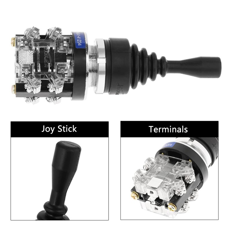 12 Volt Joystick 16×6×6 4 Position 4no Spring Return Momentary