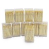 com-four® 4500 x Wooden Toothpicks - Toothpicks for Daily Use