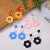MOROYA Acrylic Flower Earrings for Women Trendy Statement Y2k Floral
