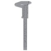 150mm Calibrador Vernier, Calibradores Vernier de Plástico con Conversión de