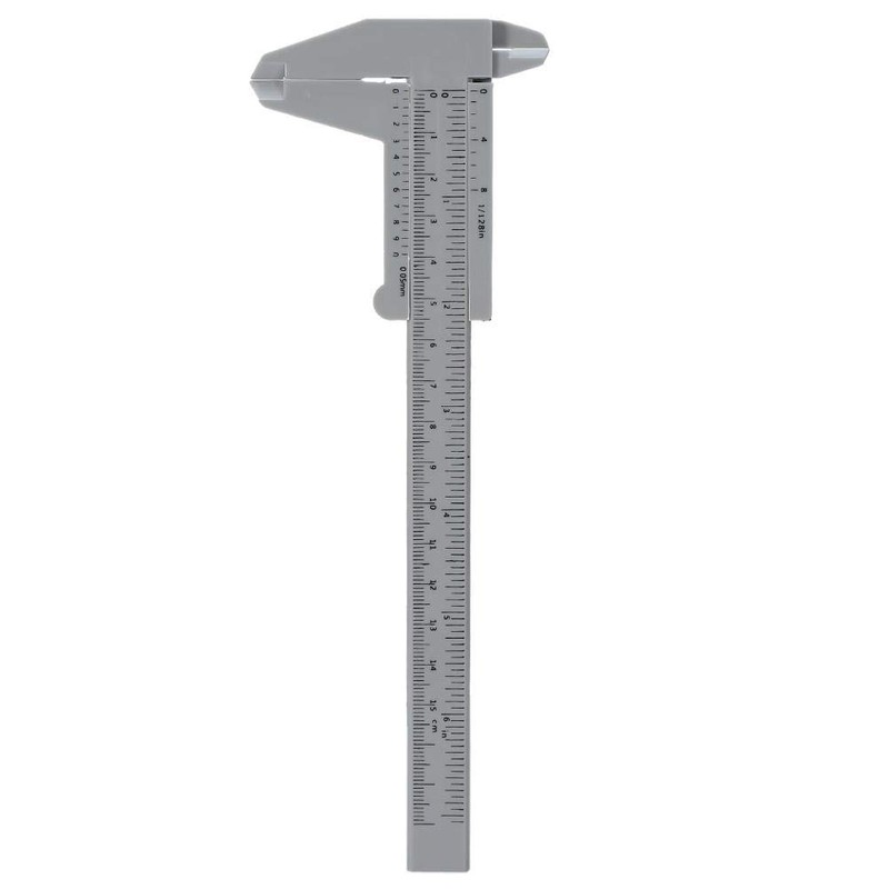 150mm Calibrador Vernier, Calibradores Vernier de Plástico con Conversión de