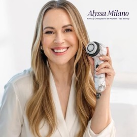 Michael Todd Beauty Soniclear Allure 2026 Readers Choice Winner Sonic (sin rotación) Cepillo de limpieza facial + exfoliante para hombres y mujeres, c