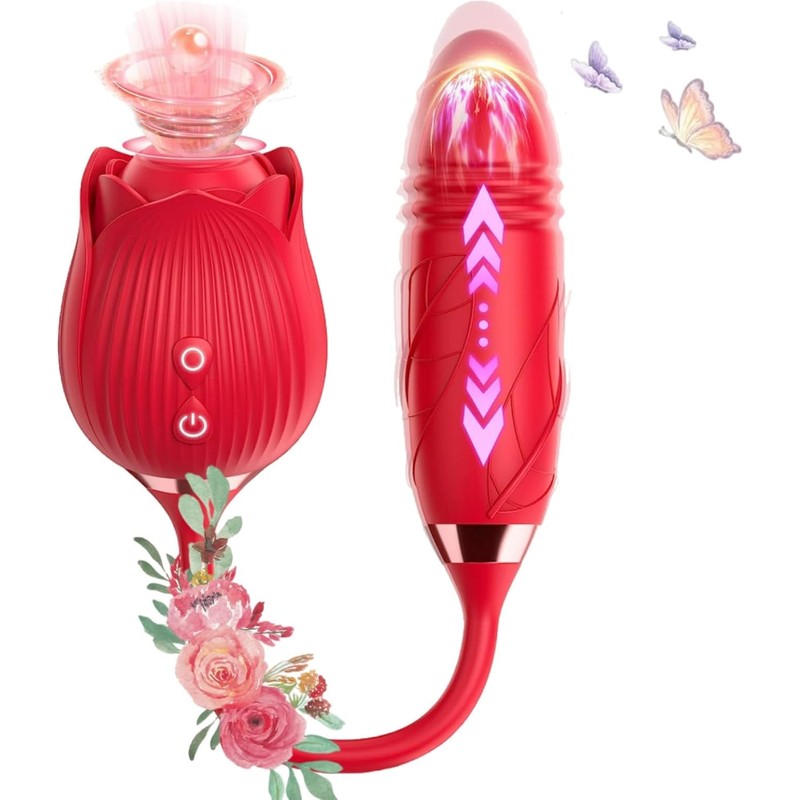 Roses Flower Toy for Women, Whisper-Quiet & Waterproof Design Toys