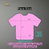 Sanshare Heat Press mat with T-Shirt Shape Double Sides workable