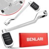 Benlari Stainless Steel Shifter Lever Pegs, Heel Toe Shift Pegs