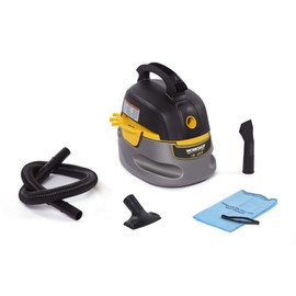 WORKSHOP Wet/Dry Vacs Shop Vacuum WS0255VA 2.5-Gallon 1.75 Peak HP Portable Wet Dry Vacuum Cleaner with Filter Bag, Hose and Attachments for Cleaning in the Home