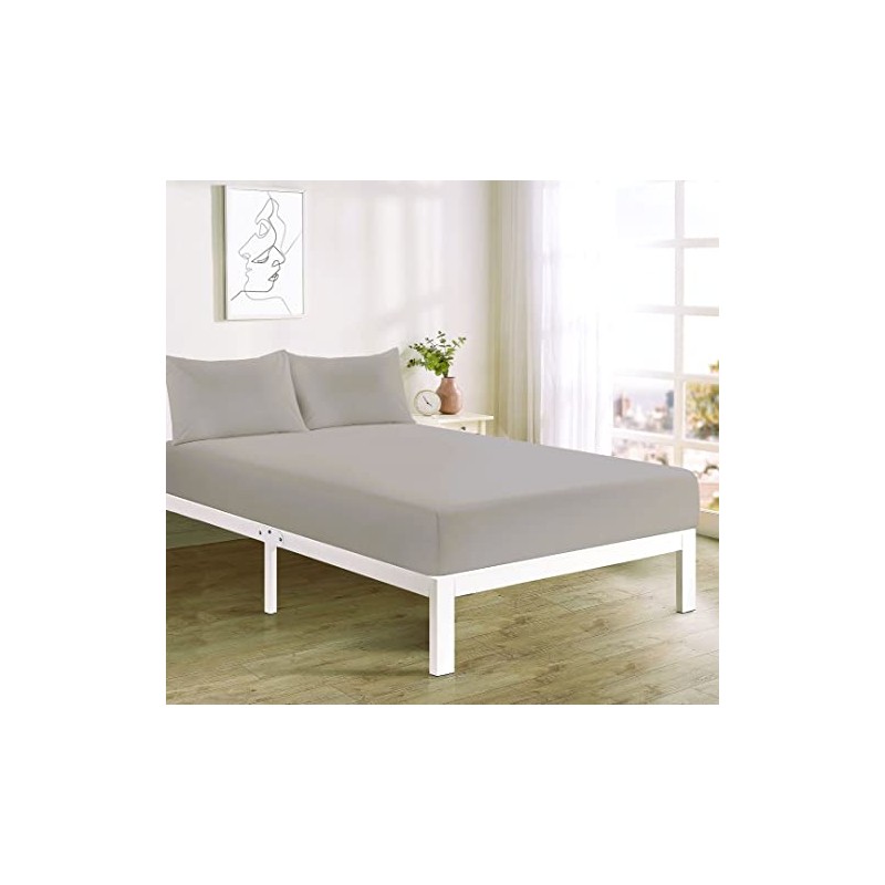 Easy Care NON IRON 4FT SMALL DOUBLE/DOUBLE Fitted Sheet Polycotton