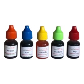 Productos Naturaly 5 Pigmentos Para Jabón Glicerina 10 Ml. C/u Colorantes