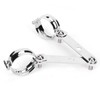 Retro Headlight Bracket Fork Mounting Clamp Universal Accessory Fit for