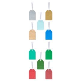 American Greetings Gift Tags with Ribbon, Multicolor (100-Count)