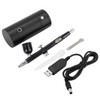 0.3mm Black Mini Air Compressor Spray Gun Airbrush Set 7CC