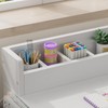 BOLUO White Kids Desk and Chair Set for 5-8 Year