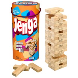 Hasbro Gaming - Juego Jenga (contenedor de fácil almacenamiento)