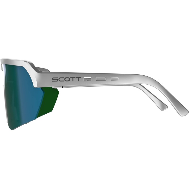 Scott Sport Shield Supersonic Edition Interchangeable Lenses Bicycle Glasses Silver