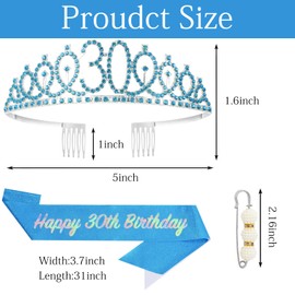 Birthday Sash Rhinestone Birthday Crown and Sash Girls Birthday, Rhinestone