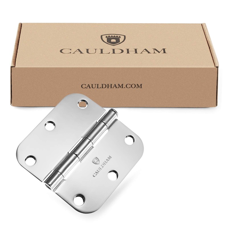 Cauldham (24 Pack) Heavy-Duty 3-1/2" Interior Door Hinges with 5/8"