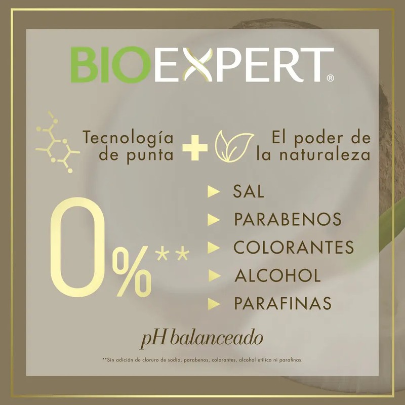 BIOEXPERT Shampoo Óleo de Coco, recubre el cabello dejándolo radiante