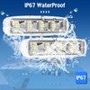 Goottan Led Boat Lights, 72W Deck Dock Marine Lights Waterproof