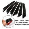 Bumper Protector Strip-4Pcs Door Edge Guard Carbon Fiber Bumper Door