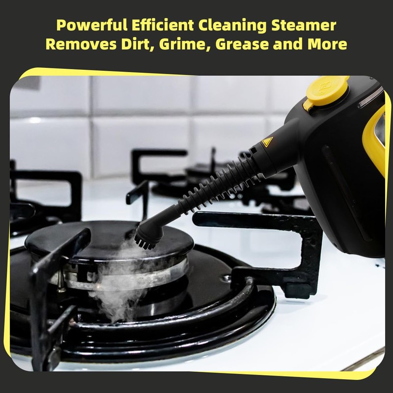 Handheld Steam Cleaner with 9 pcs Accessories Multi Surface Steam