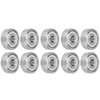 10PCS S626Z 6x19x6MM Stainless Steel Ball Bearings for Roller Skates