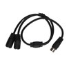 DIN 4PIN to 2DIN 4PIN Adapter Cable Professional Male to