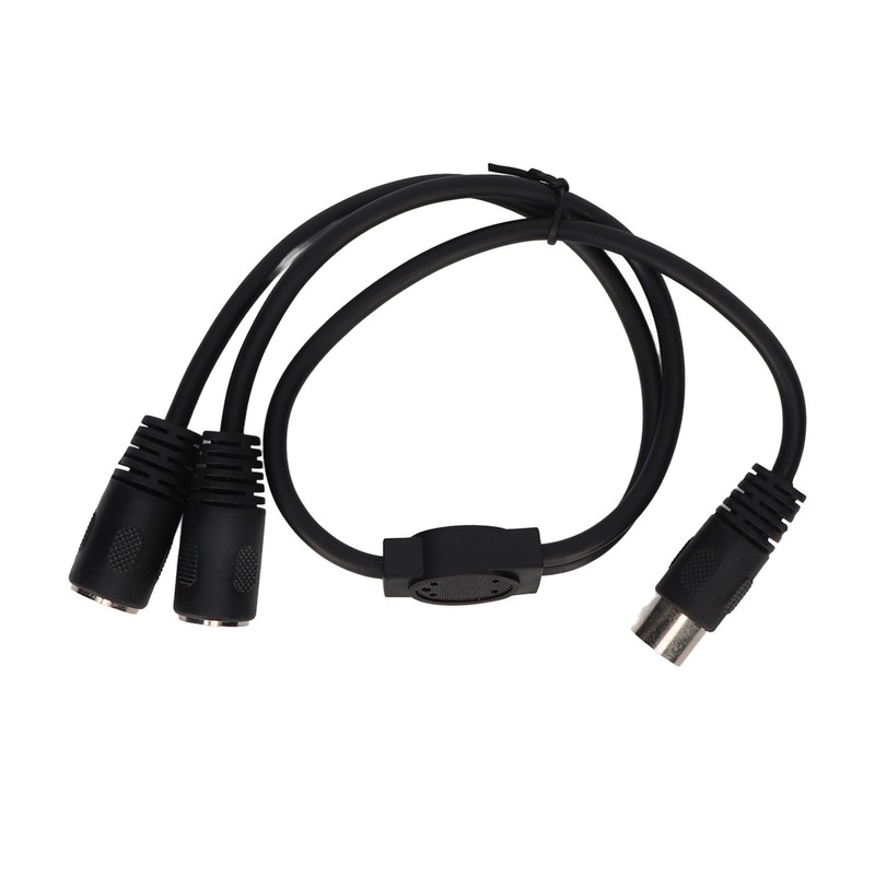 DIN 4PIN to 2DIN 4PIN Adapter Cable Professional Male to