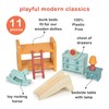 Mentari Toys - Playroom - Wooden Dollhouse Furniture Set for