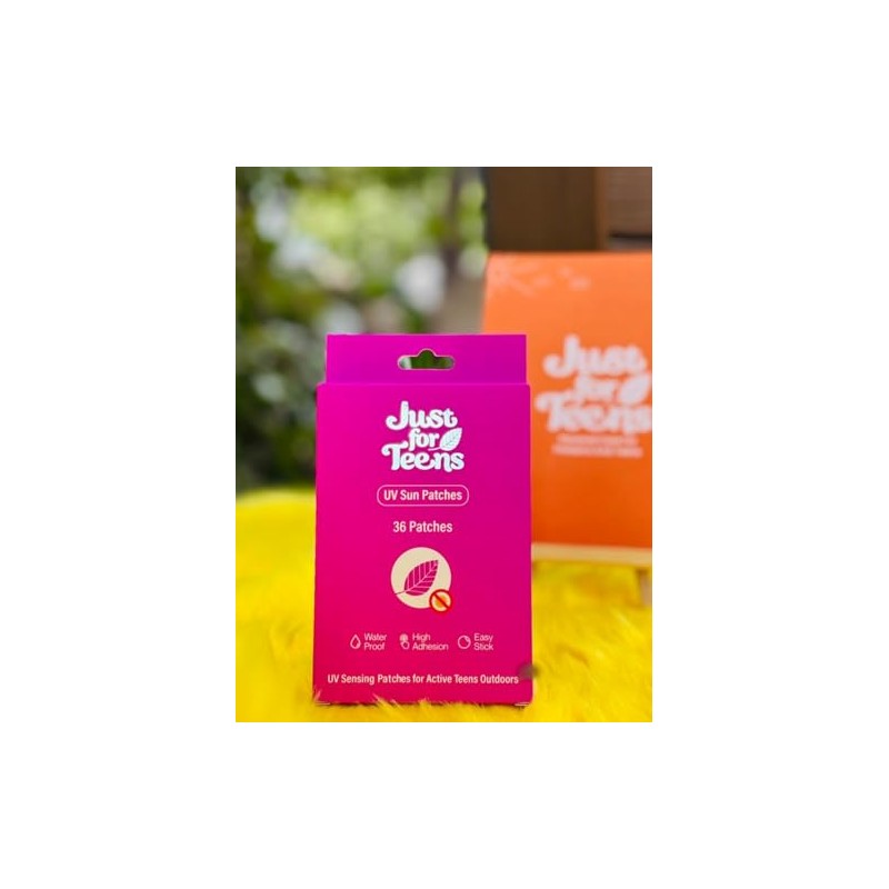 Just for Teens UV Sun Patches, 36 Count, Waterproof High