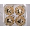 Christbaumkugel 8cm Golden Dreams von Jingle Bells Lauscha